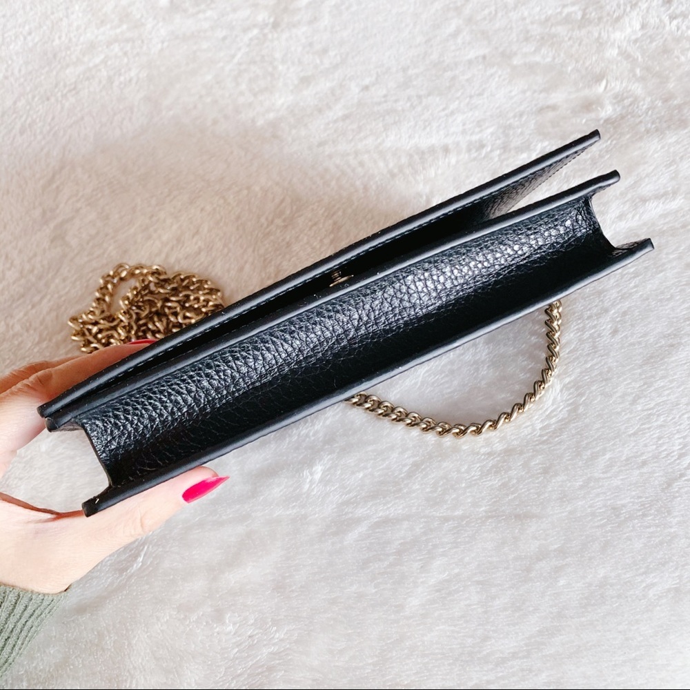 NWT Authentic Gucci Flap Clutch Wallet on Chain​ - Picture 6 of 9